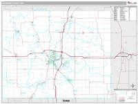 Freeborn County, MN Wall Map Zip Code
