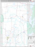 Hubbard County, MN Wall Map Zip Code