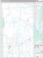 Hubbard County, MN Wall Map