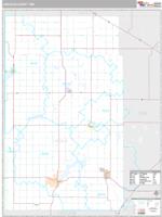 Lincoln County, MN Wall Map Zip Code