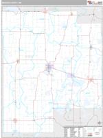 Meeker County, MN Wall Map Zip Code