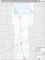 Mille Lacs County, MN Wall Map Zip Code