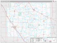 Otter Tail County, MN Wall Map Zip Code
