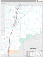 Pine County, MN Wall Map Zip Code