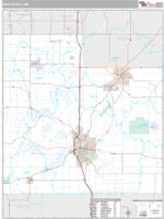 Rice County, MN Wall Map Zip Code