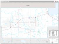 Roseau County, MN Wall Map Zip Code