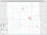 Stevens County, MN Wall Map Zip Code
