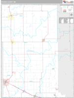 Wadena County, MN Wall Map Zip Code