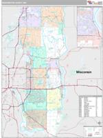 Washington County, MN Wall Map Zip Code