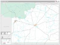Amite County, MS Wall Map Zip Code