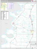 Bolivar County, MS Wall Map Zip Code