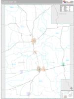 Calhoun County, MS Wall Map