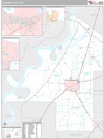 Coahoma County, MS Wall Map Zip Code
