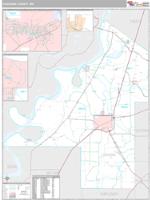 Coahoma County, MS Wall Map