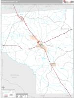 Covington County, MS Wall Map Zip Code