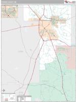 Forrest County, MS Wall Map Zip Code