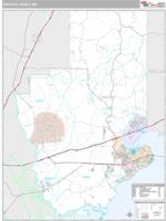 Hancock County, MS Wall Map Zip Code