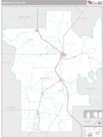 Humphreys County, MS Wall Map Zip Code