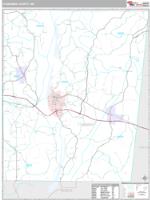 Itawamba County, MS Wall Map Zip Code