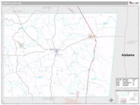 Kemper County, MS Wall Map