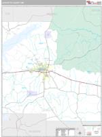 Lafayette County, MS Wall Map Zip Code