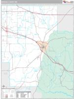 Marshall County, MS Wall Map