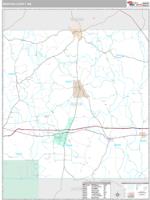 Newton County, MS Wall Map Zip Code