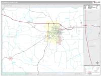 Oktibbeha County, MS Wall Map