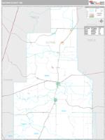 Quitman County, MS Wall Map Zip Code