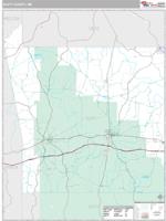 Scott County, MS Wall Map Zip Code