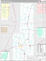 Sunflower County, MS Wall Map