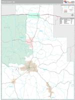 Tippah County, MS Wall Map Zip Code