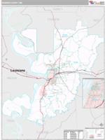 Warren County, MS Wall Map Zip Code