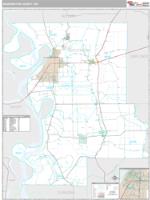 Washington County, MS Wall Map Zip Code