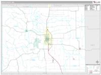 Adair County, MO Wall Map Zip Code