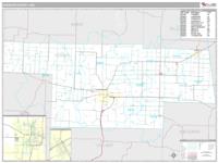 Audrain County, MO Wall Map