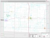 Barton County, MO Wall Map Zip Code