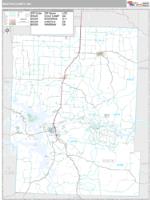 Benton County, MO Wall Map Zip Code