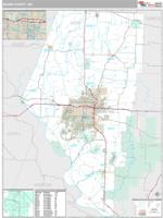 Boone County, MO Wall Map Zip Code