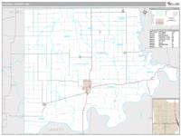 Carroll County, MO Wall Map Zip Code