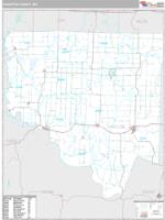 Chariton County, MO Wall Map Zip Code