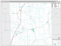 Daviess County, MO Wall Map Zip Code