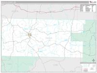 Douglas County, MO Wall Map Zip Code