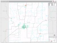 Grundy County, MO Wall Map Zip Code