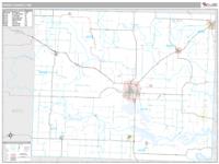 Henry County, MO Wall Map Zip Code