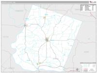 Howard County, MO Wall Map Zip Code