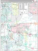 Jackson County, MO Wall Map