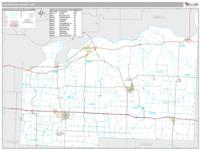 Lafayette County, MO Wall Map Zip Code
