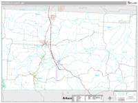 McDonald County, MO Wall Map Zip Code