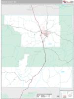Madison County, MO Wall Map Zip Code